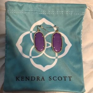 Purple small Kendra Scott earrings